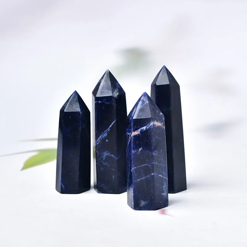Natural Blue Grain Stone Hexagonal Prism 50-80mm Obelisk Wand Stone Home Decor 1 Piece
Natural Blue Grain Stone Hexagonal Prism 50-80mm Obelisk Wand Stone Home Decor 1 Piece