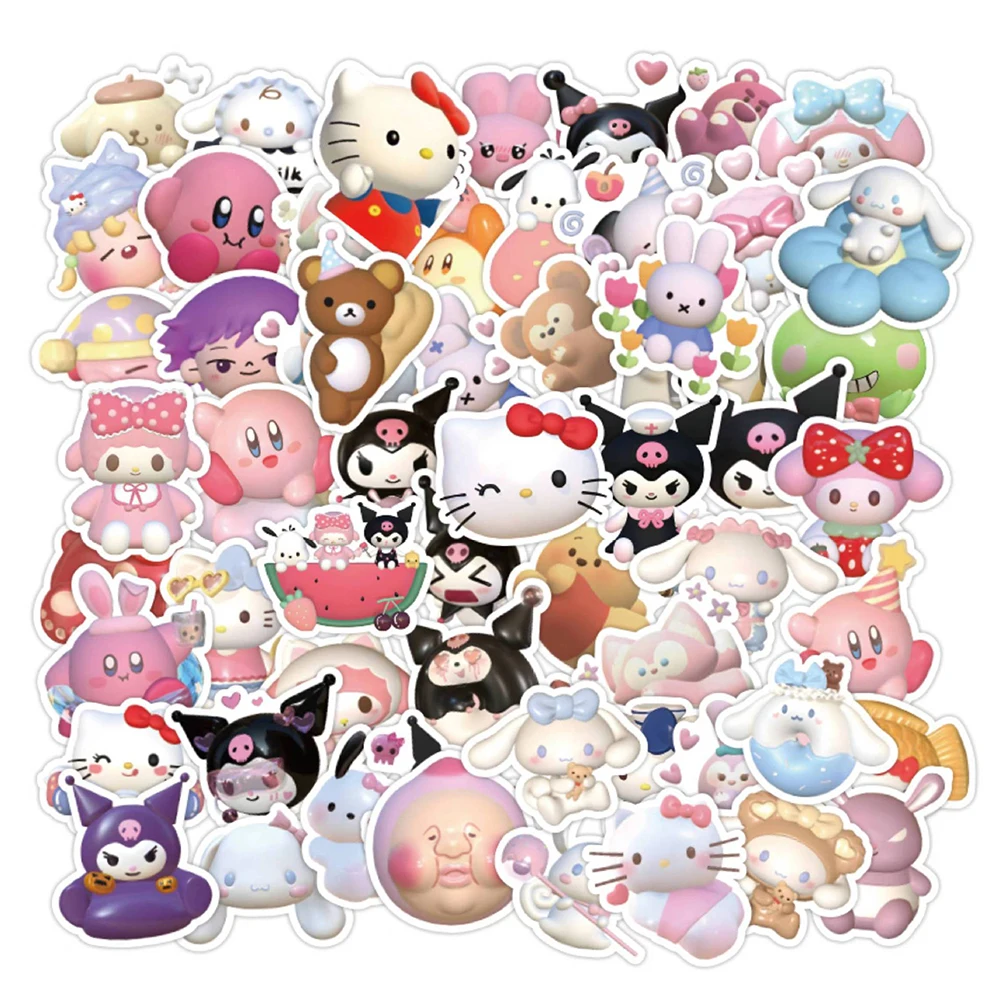 60 шт. стикеры Sanrio Kawaii 3D Kuromi Hello Kitty Cinnamoroll наклейка пакет Кожа ноутбука водостойкие граффити наклейка стикер подарок
60 шт. стикеры Sanrio Kawaii 3D Kuromi Hello Kitty Cinnamoroll наклейка пакет Кожа ноутбука водостойкие граффити наклейка стикер подарок