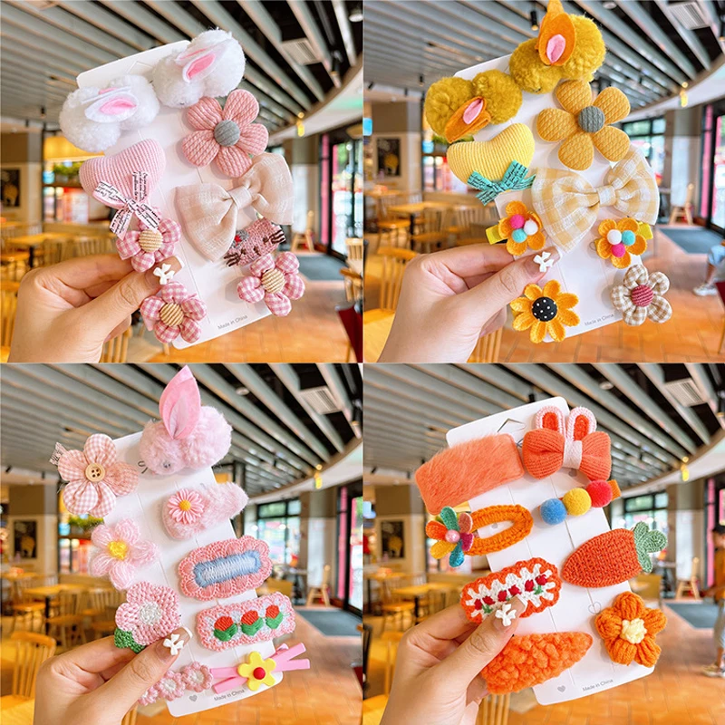 New Bowknot Hairpin Animal Flower Bangs Hairpin Side Barrettes Children's Hair Accessories Set
New Bowknot Hairpin Animal Flower Bangs Hairpin Side Barrettes Children's Hair Accessories Set