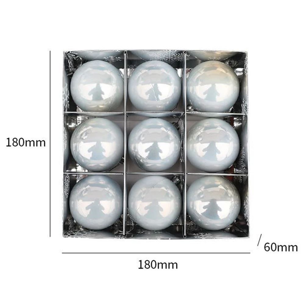Christmas Decor Christmas Balls Baubles Christmas Tree Lightweight 6cm Diameter 9Pcs/box Hotel Office Buildings
Christmas Decor Christmas Balls Baubles Christmas Tree Lightweight 6cm Diameter 9Pcs/box Hotel Office Buildings