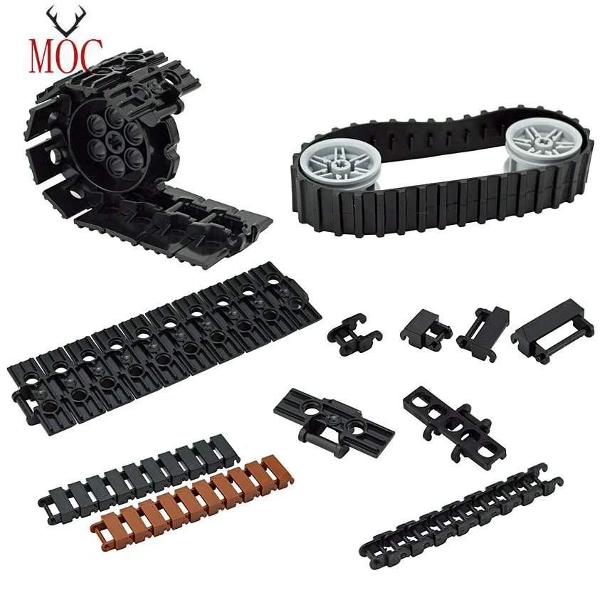 Building Blocks Creative Tank Chain Track Link Single Wide 1.5 Wide Double Wide Bricks 53992 88323 3873 3711 Track Tread MOC Toy
Building Blocks Creative Tank Chain Track Link Single Wide 1.5 Wide Double Wide Bricks 53992 88323 3873 3711 Track Tread MOC Toy