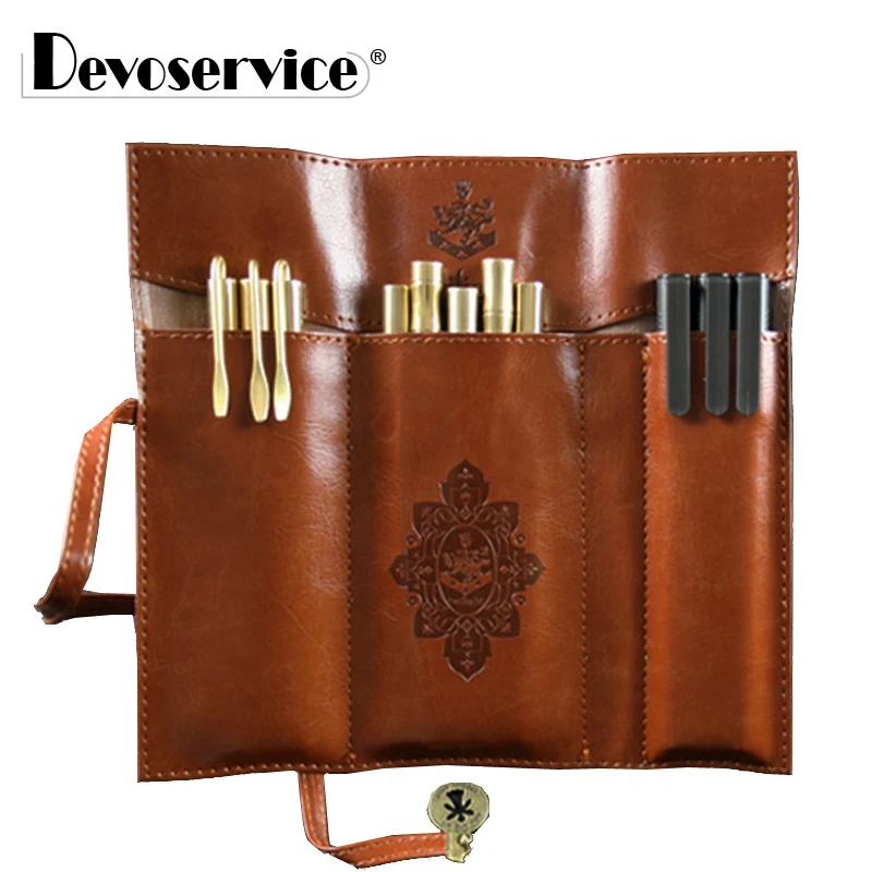 1pc Vintage Pencil Cases PU Leather Pencil Box Office Accessories School Supplies Girl Pencil Bag Korean Stationery Storage Bags
1pc Vintage Pencil Cases PU Leather Pencil Box Office Accessories School Supplies Girl Pencil Bag Korean Stationery Storage Bags