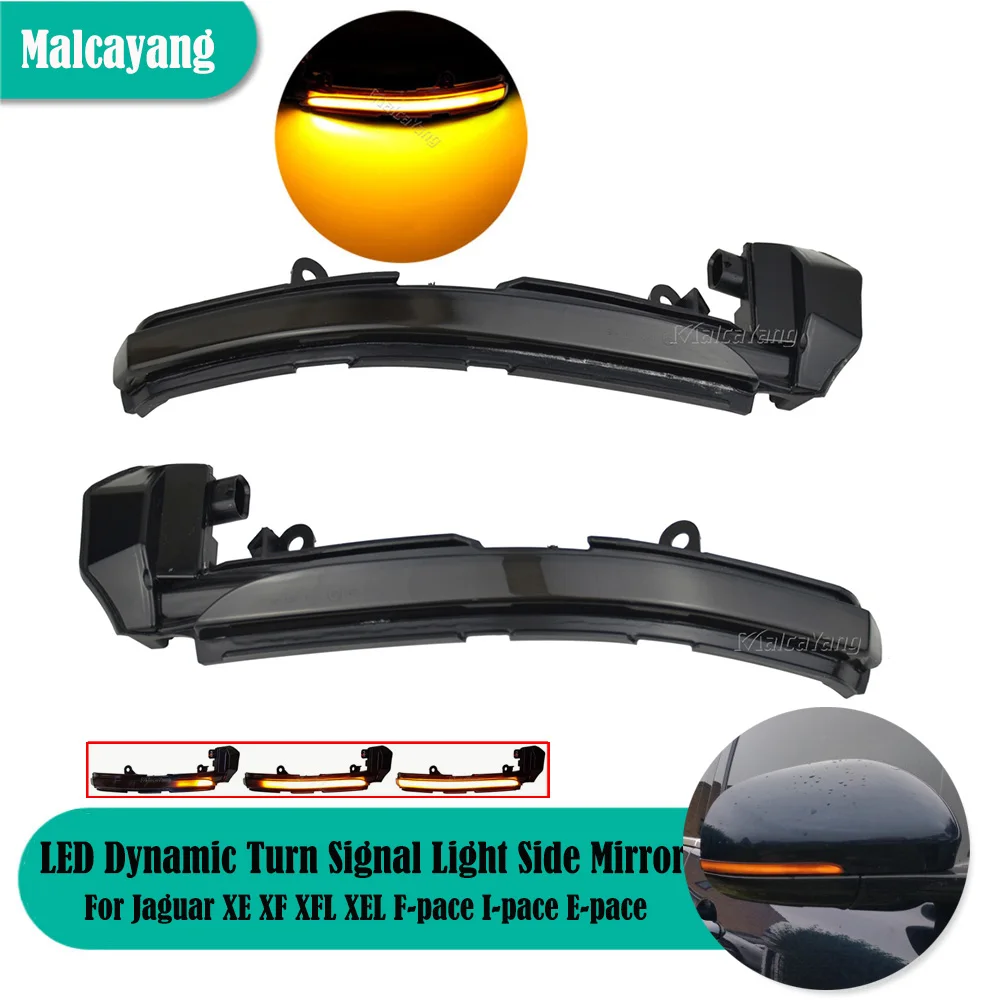 2pcs NEW LED Dynamic Turn Signal Light Side Mirror Indicator Sequential Blinker For Jaguar XE XF XFL XEL F-pace I-pace E-pace
2pcs NEW LED Dynamic Turn Signal Light Side Mirror Indicator Sequential Blinker For Jaguar XE XF XFL XEL F-pace I-pace E-pace