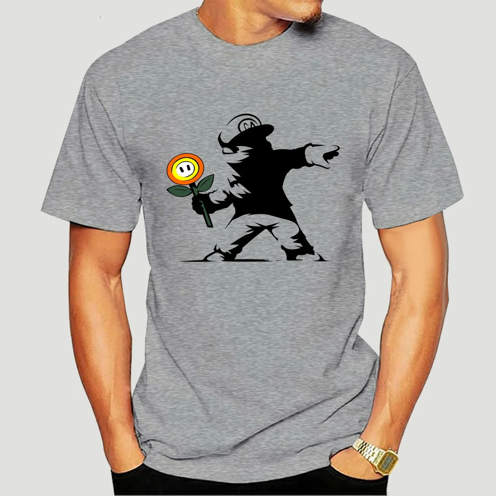 Banksy Mario Flowers Child Kids Childrens Mens T Shirt graffiti art urban art-1346D
Banksy Mario Flowers Child Kids Childrens Mens T Shirt graffiti art urban art-1346D
