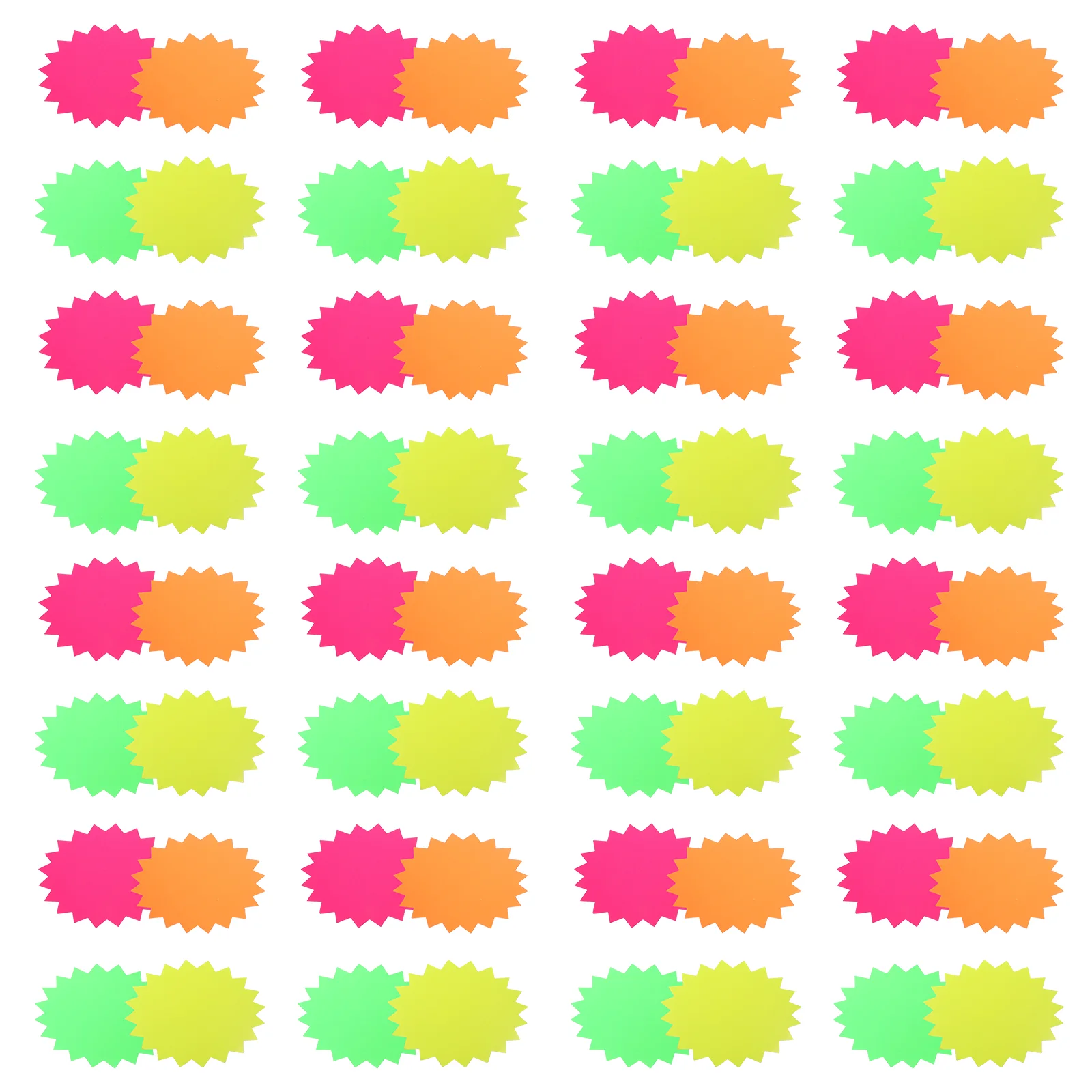 120pcs Supermarket Price Labels Promote Sales Signs Blank Explosion Shape Labels
120pcs Supermarket Price Labels Promote Sales Signs Blank Explosion Shape Labels