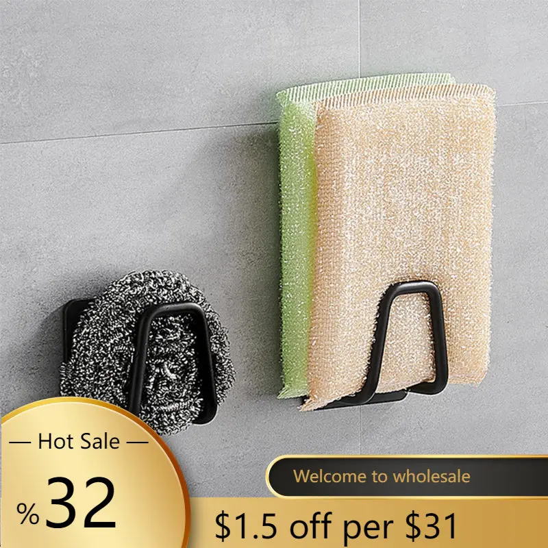 1PCS Kitchen Stainless Steel Sponges Holder Drain Drying Rack Self Adhesive Wall Hooks Accessories Storage Organizer
1PCS Kitchen Stainless Steel Sponges Holder Drain Drying Rack Self Adhesive Wall Hooks Accessories Storage Organizer