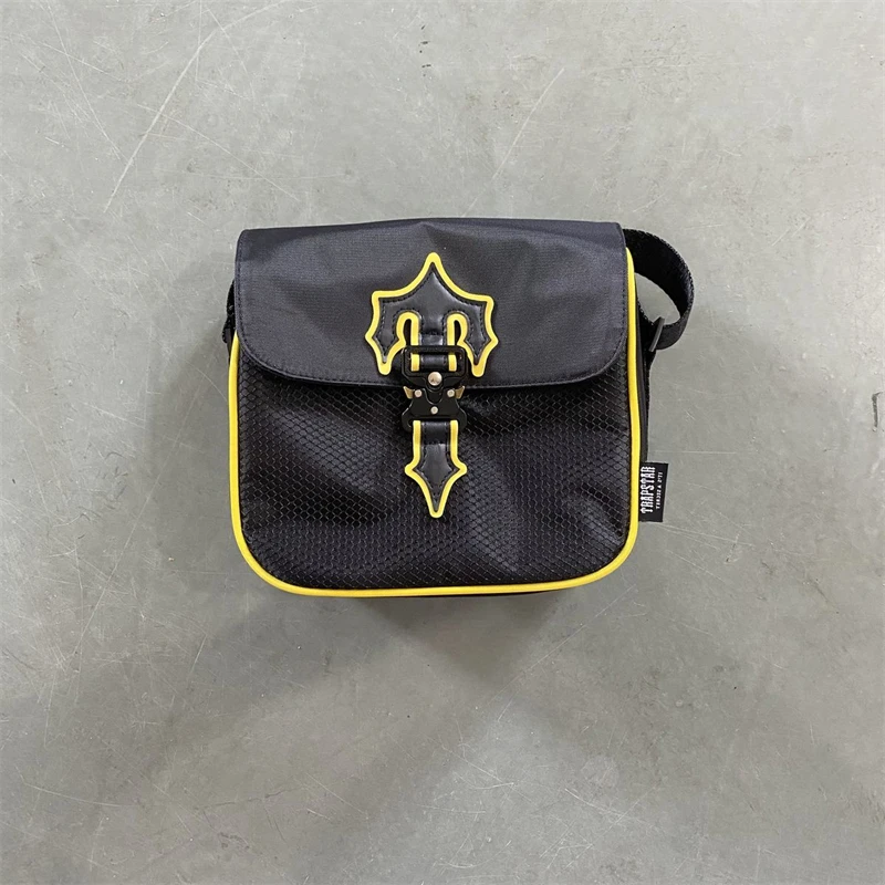 

Luxury Designer Men's 1.0 Trapstar Bag Black Yellow Top Quality One Shoulder Crossbody Fashion Wallet Multiple Styles Colors