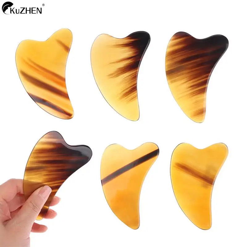 1Pcs Natural Horn Guasha Board Scraping Plate Massage Tool SPA Acupuncture Scraper
1Pcs Natural Horn Guasha Board Scraping Plate Massage Tool SPA Acupuncture Scraper