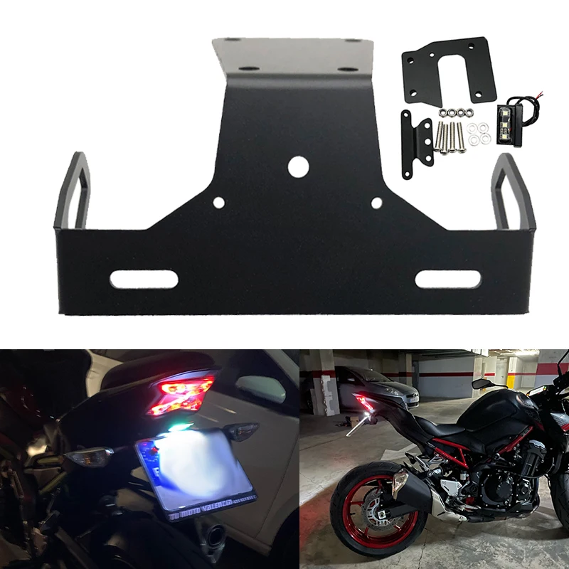 Z900 License Plate Holder With LED Light For Kawasaki Z 900 2017-2021 Motorcycle Tail Tidy Fender Eliminator Registration Plate
Z900 License Plate Holder With LED Light For Kawasaki Z 900 2017-2021 Motorcycle Tail Tidy Fender Eliminator Registration Plate