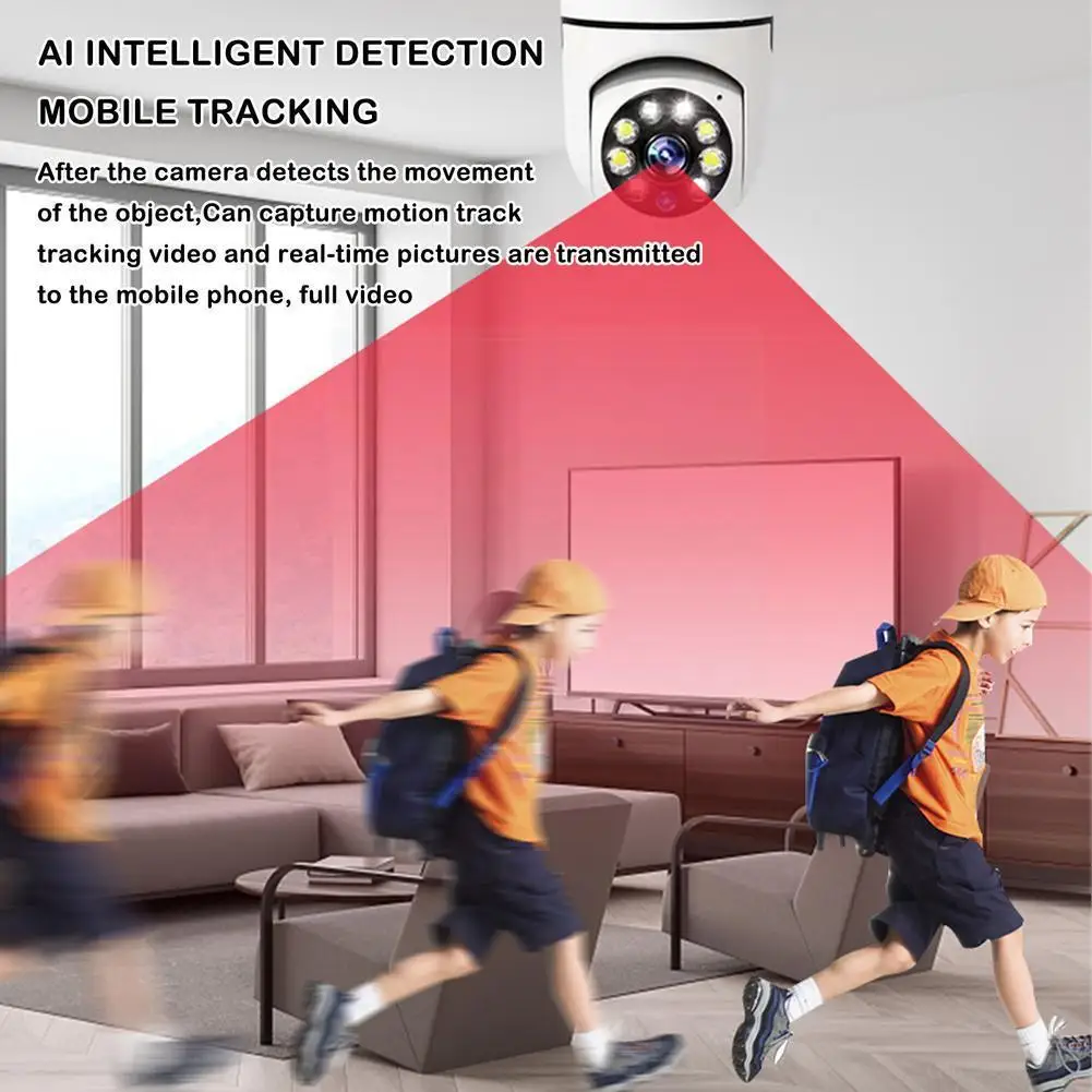 Light Camera 360° Panoramic Automatic Tracking Wireless C Phone Detection Bulb Control Motion Security Camera Surveillance A8o0
Light Camera 360° Panoramic Automatic Tracking Wireless C Phone Detection Bulb Control Motion Security Camera Surveillance A8o0
