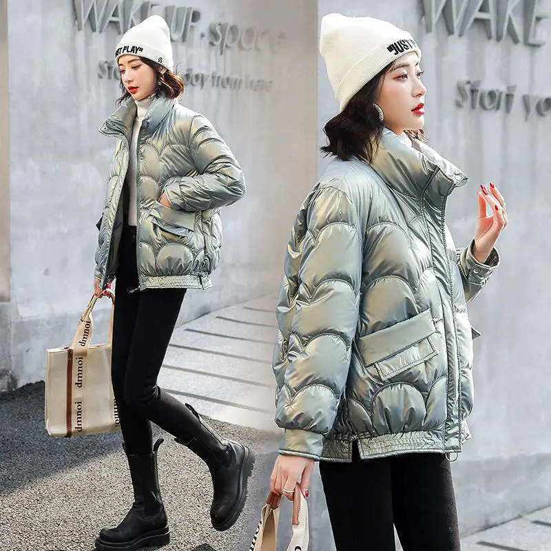 New Women Short Jacket Thick Hooded Cotton Padded Coats Female Loose Puffer Parkas Ladies Oversize Zippers Outerwear Jackets G39
New Women Short Jacket Thick Hooded Cotton Padded Coats Female Loose Puffer Parkas Ladies Oversize Zippers Outerwear Jackets G39