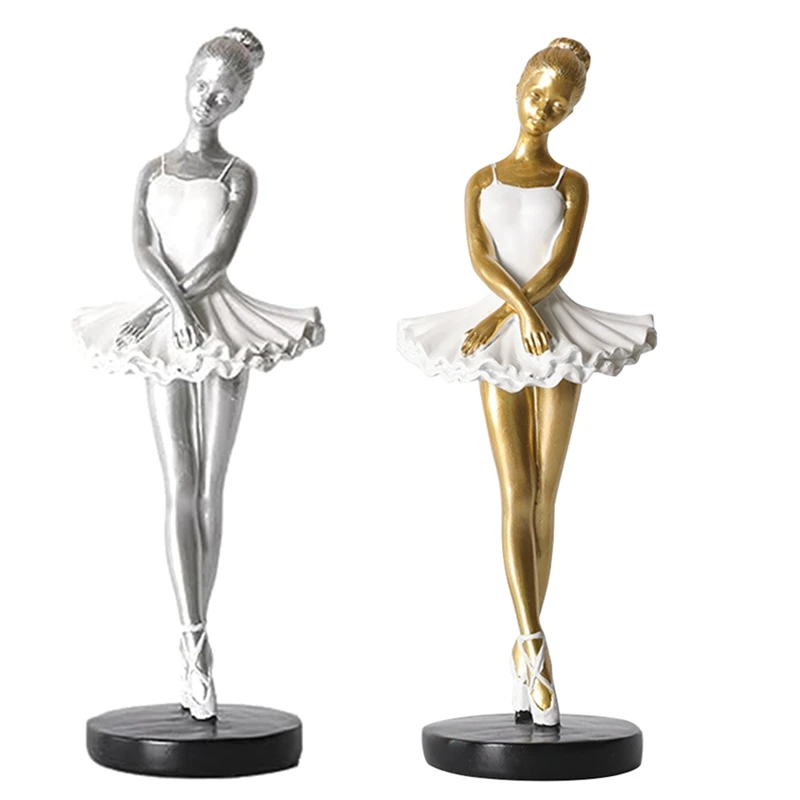 

Ballet Dancer Ornament,Dancing Girl Statue,Creative Art Ornaments,Decor Elegant For Bedroom Desktop Windowsill Room