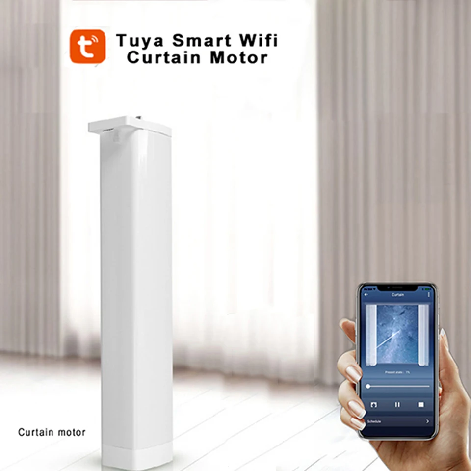 Двигатель для штор Tuya ZigBee/Wi-Fi, бесшумный электрический привод для умного дома, с дистанционным управлением, голосовым управлением, для Google Assistant Alexa
Двигатель для штор Tuya ZigBee/Wi-Fi, бесшумный электрический привод для умного дома, с дистанционным управлением, голосовым управлением, для Google Assistant Alexa