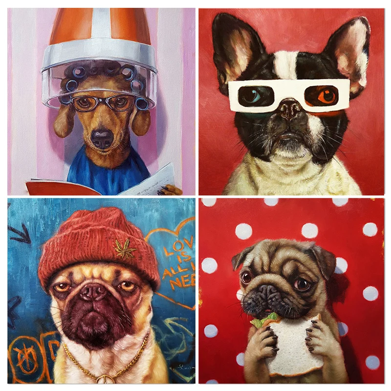 CHENISTORY Painting By Numbers Multiple Dogs Handpainted Pictures By Numbers Animal Painting Home Decor
CHENISTORY Painting By Numbers Multiple Dogs Handpainted Pictures By Numbers Animal Painting Home Decor
