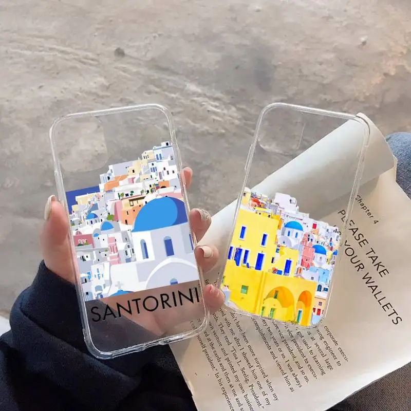 Oia Santorini Greece Church Hand Painted Print Phone Case Transparent soft For iphone 12 11 13 7 8 6 s plus x xs xr pro max mini
Oia Santorini Greece Church Hand Painted Print Phone Case Transparent soft For iphone 12 11 13 7 8 6 s plus x xs xr pro max mini