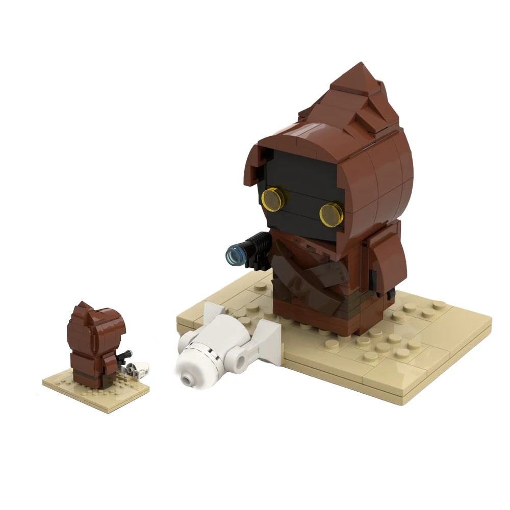 MOC Jawa Man Brickheadzs R5-D4 Robot Building Blocks Set Figures Bricks Space war Tatooined Desert Toys For Children Gift
MOC Jawa Man Brickheadzs R5-D4 Robot Building Blocks Set Figures Bricks Space war Tatooined Desert Toys For Children Gift