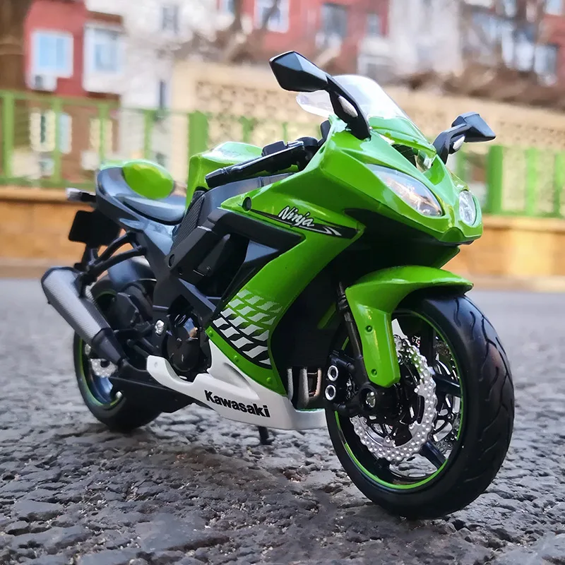 Модель мотоцикла в масштабе 1:12 Kawasaki Ninja, литая модель мотоцикла из сплава, коллекционная игрушка для детей, подарочные украшения для мальчик...
Модель мотоцикла в масштабе 1:12 Kawasaki Ninja, литая модель мотоцикла из сплава, коллекционная игрушка для детей, подарочные украшения для мальчик...
