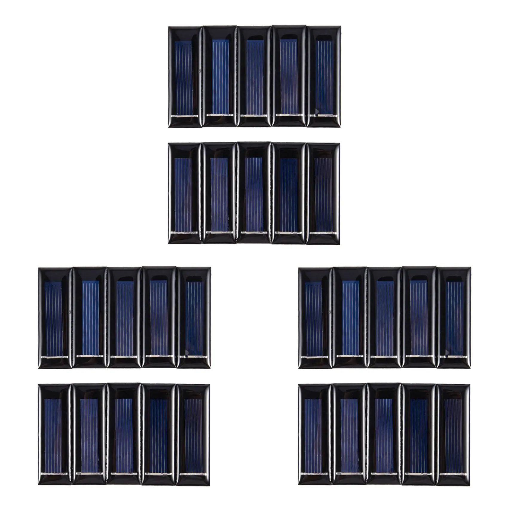 30Pcs Mini Solar Panel New 0.5V 100MA Solar Cells Photovoltaic Panels Module Sun Power Battery Charger DIY 53x18x2.5mm
30Pcs Mini Solar Panel New 0.5V 100MA Solar Cells Photovoltaic Panels Module Sun Power Battery Charger DIY 53x18x2.5mm