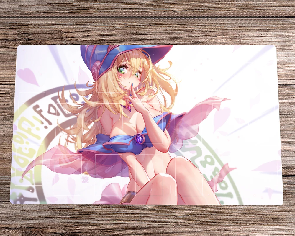 YuGiOh Playmat Dark Magician Girl TCG CCG Mat Trading Card Game Mat OCG Board Game Playmat Duel Pad & Free Bag Mousepad 60x35cm
YuGiOh Playmat Dark Magician Girl TCG CCG Mat Trading Card Game Mat OCG Board Game Playmat Duel Pad & Free Bag Mousepad 60x35cm