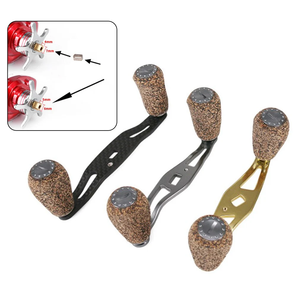 Cork Carbon Fiber Double Reel Handle Grip Baitcasting Fishing Reel Rocker Handle Knob Replacements Parts Fishing Tackle Pesca
Cork Carbon Fiber Double Reel Handle Grip Baitcasting Fishing Reel Rocker Handle Knob Replacements Parts Fishing Tackle Pesca