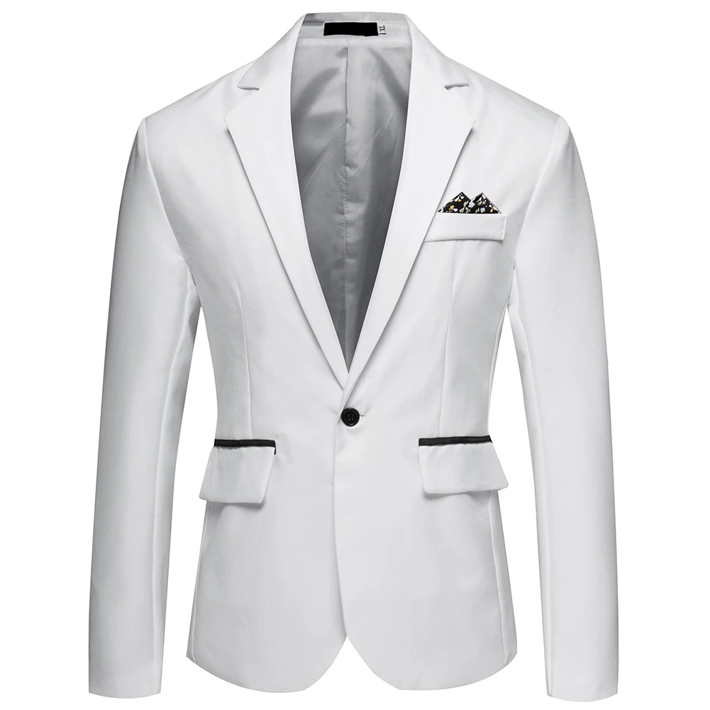 2023 New Fashion Mens Formal Business Suit Blazer Wedding Party Slim Fit Office Jacket Solid Color Office Popular Outwear
2023 New Fashion Mens Formal Business Suit Blazer Wedding Party Slim Fit Office Jacket Solid Color Office Popular Outwear