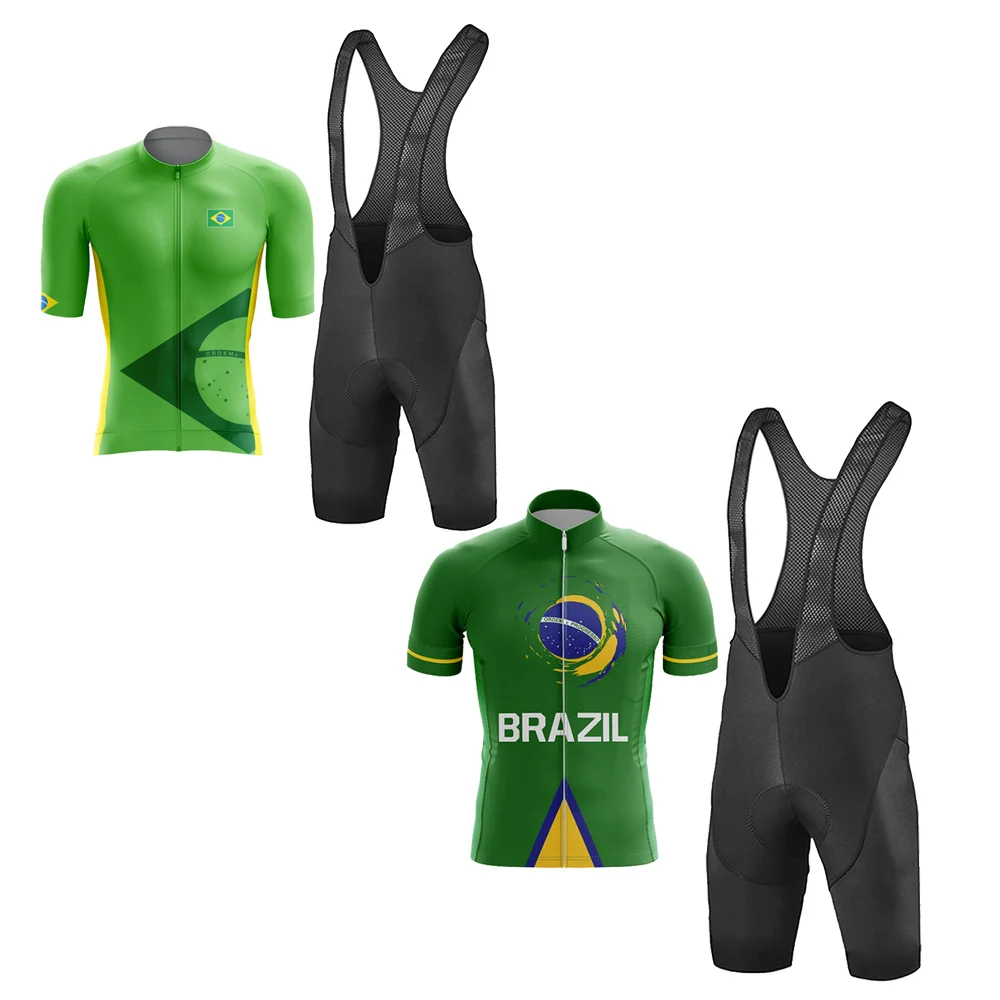 Retro Classic Brazil Men's Cycling Jersey Set Short Sleeve Mountain Bicycle Racing Clothes
Retro Classic Brazil Men's Cycling Jersey Set Short Sleeve Mountain Bicycle Racing Clothes