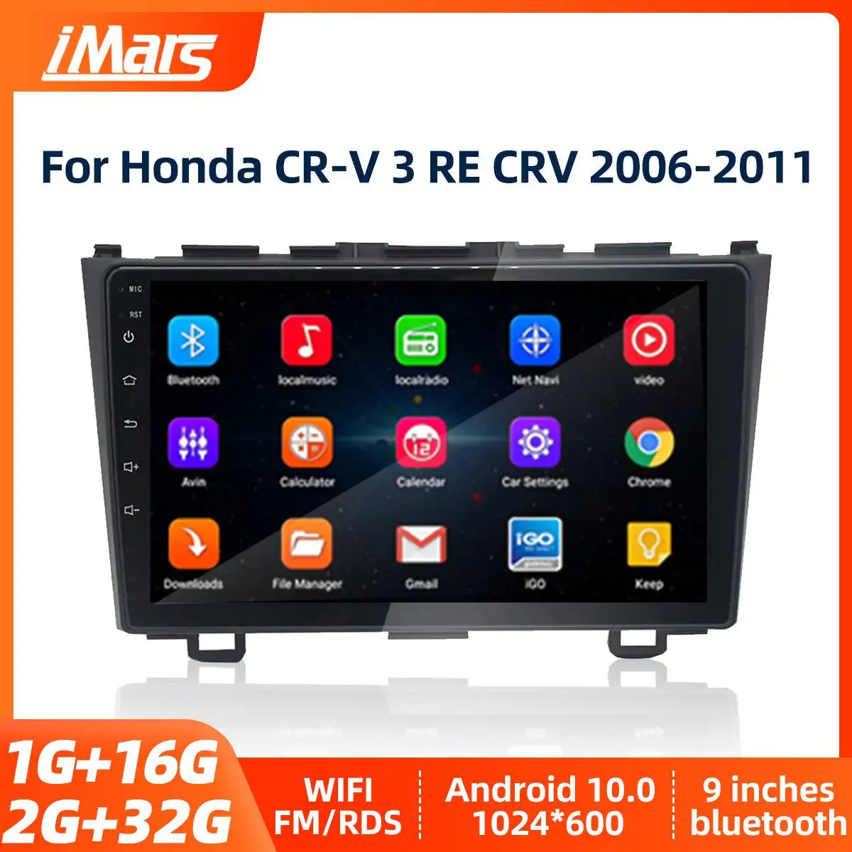 Автомобильная Мультимедийная система IMARS, 9 дюймов, Android, GPS, для Honda CR-V 3 RE CRV 2006-2011
Автомобильная Мультимедийная система IMARS, 9 дюймов, Android, GPS, для Honda CR-V 3 RE CRV 2006-2011