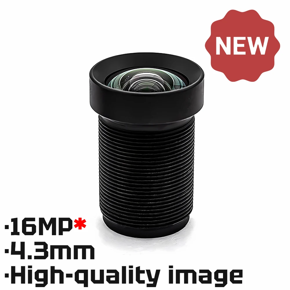 Объектив с креплением HD 16MP M12 4,3 мм 71 ° Высококачественная диафрагма F3.0, формат 1/2,4 дюйма с фильтром 650 нм для камеры видеонаблюдения
Объектив с креплением HD 16MP M12 4,3 мм 71 ° Высококачественная диафрагма F3.0, формат 1/2,4 дюйма с фильтром 650 нм для камеры видеонаблюдения