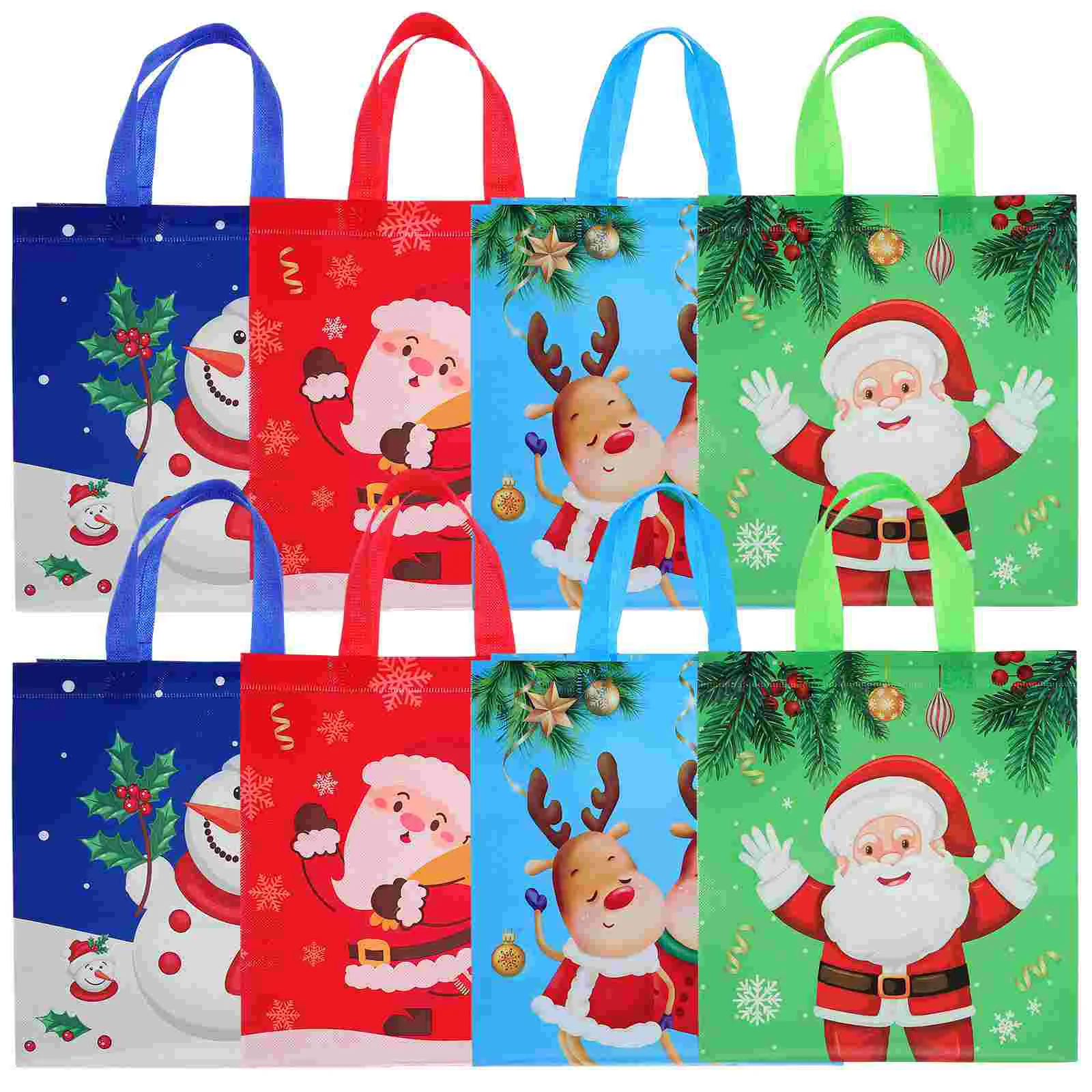 8Pcs Christmas Gift Bags Non-woven Fabric Gift Bags Portable Tote Bags Xmas Themed Shopping Bags
8Pcs Christmas Gift Bags Non-woven Fabric Gift Bags Portable Tote Bags Xmas Themed Shopping Bags