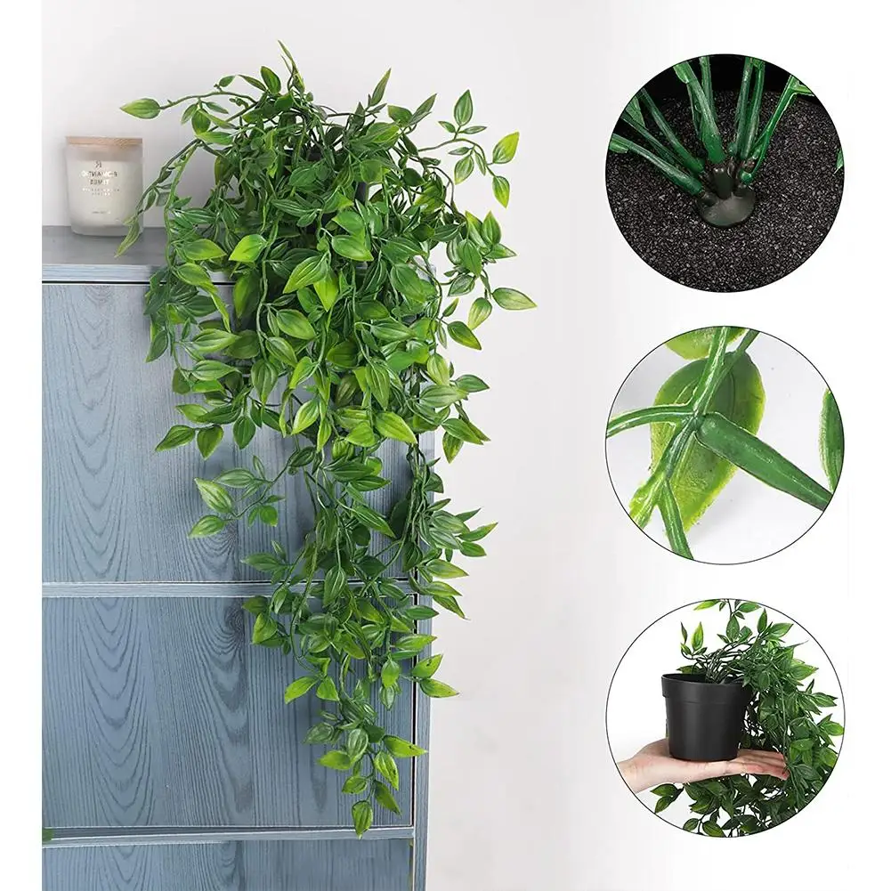 Artificial Hanging Plants Small Fake Potted Plants For Indoor Outdoor Shelf Wall Decor
Artificial Hanging Plants Small Fake Potted Plants For Indoor Outdoor Shelf Wall Decor