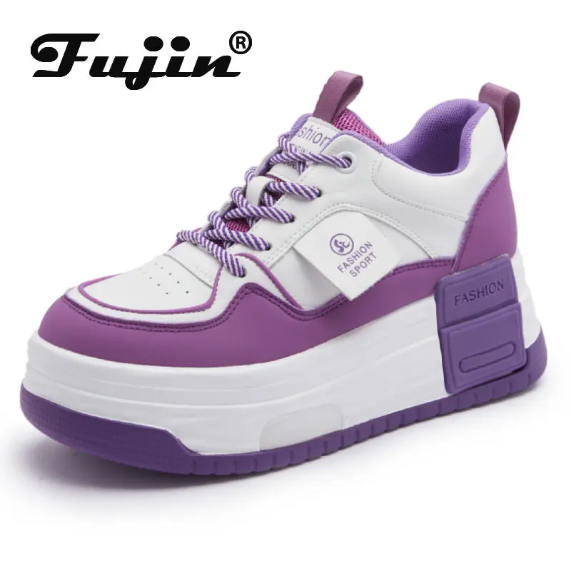 Fujin 7 см Натуральная кожа весна осень смешанные цвета Мокасины удобная мода платформа танкетка повседневные массивные Кроссовки Женская обувь 
Fujin 7 см Натуральная кожа весна осень смешанные цвета Мокасины удобная мода платформа танкетка повседневные массивные Кроссовки Женская обувь