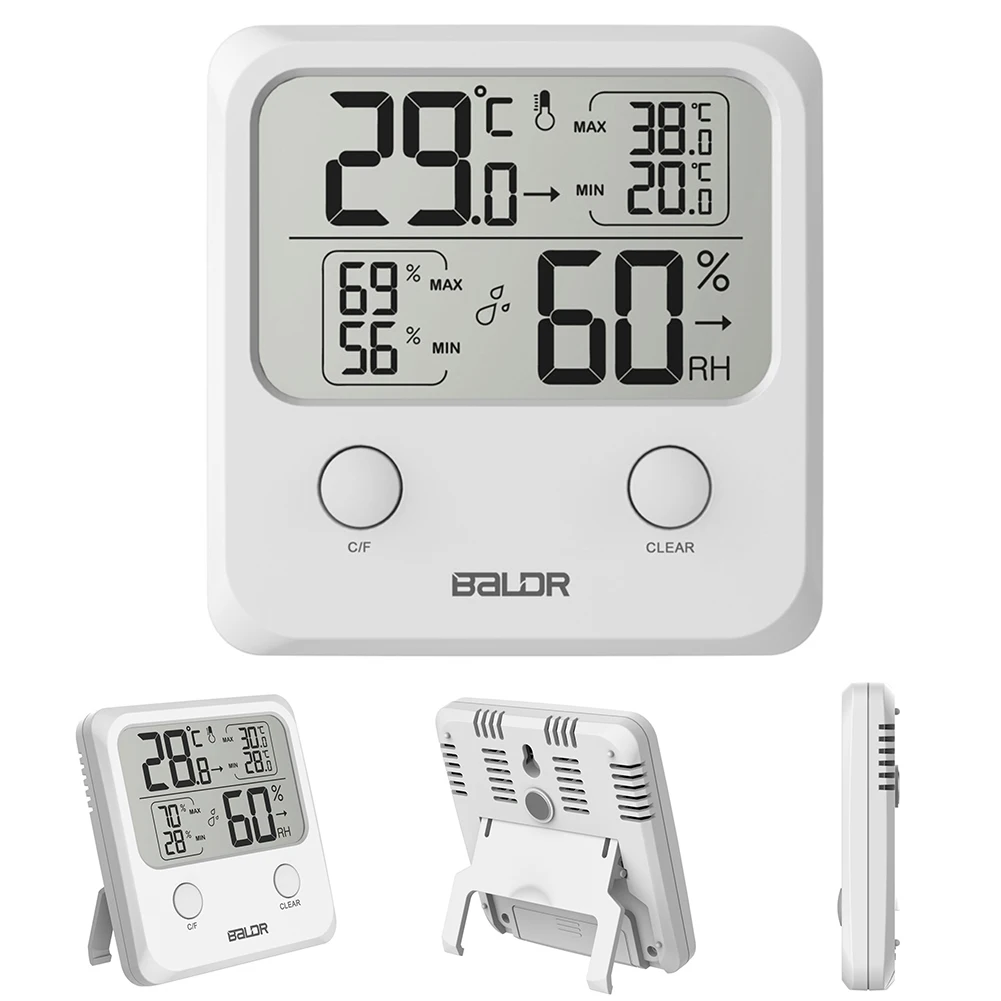 Portable With Stand Mini Digital Plastic Hygrometer Indoor Hygro-thermometer Electronic Wall Humidity Temperature LCD
Portable With Stand Mini Digital Plastic Hygrometer Indoor Hygro-thermometer Electronic Wall Humidity Temperature LCD