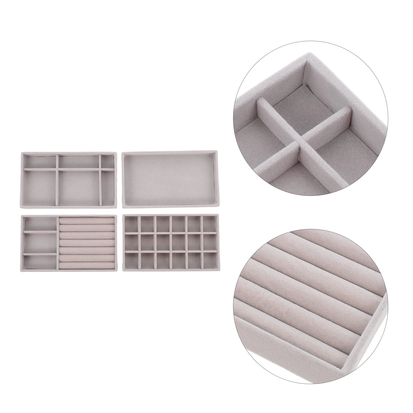 4pcs Drawer Earrings Jewelry Box Portable Necklace Ring Storage Box Jewelry Holder
4pcs Drawer Earrings Jewelry Box Portable Necklace Ring Storage Box Jewelry Holder