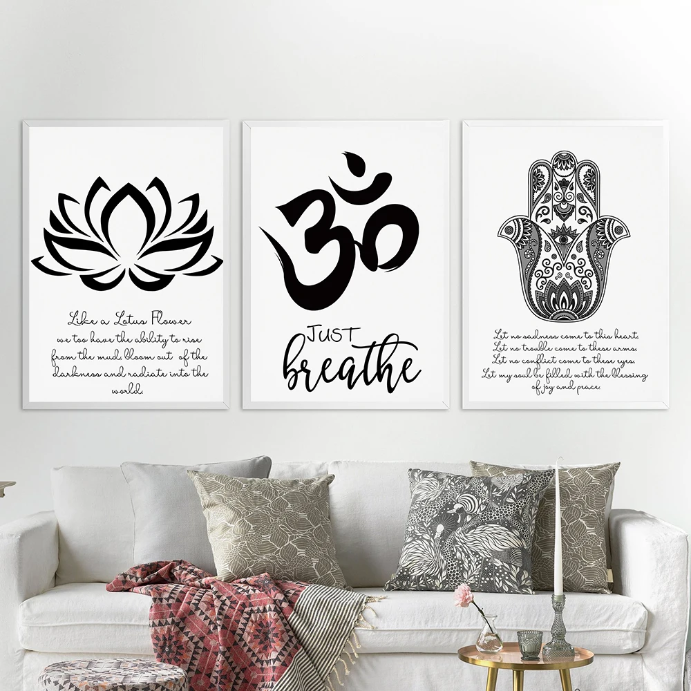 Buddha Spiritual Quote Wall Art Canvas Painting Black White Lotus Hand Nordic Posters And Prints Wall Pictures For Living Room
Buddha Spiritual Quote Wall Art Canvas Painting Black White Lotus Hand Nordic Posters And Prints Wall Pictures For Living Room