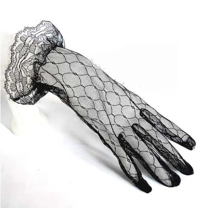 3 Colors Fishnet Mesh Nylon Lace Wrist Bow Glove Mitt Sexy Batcave Goth Punk Rock Lolita Harajuku Bridal Stage Party Costume
3 Colors Fishnet Mesh Nylon Lace Wrist Bow Glove Mitt Sexy Batcave Goth Punk Rock Lolita Harajuku Bridal Stage Party Costume