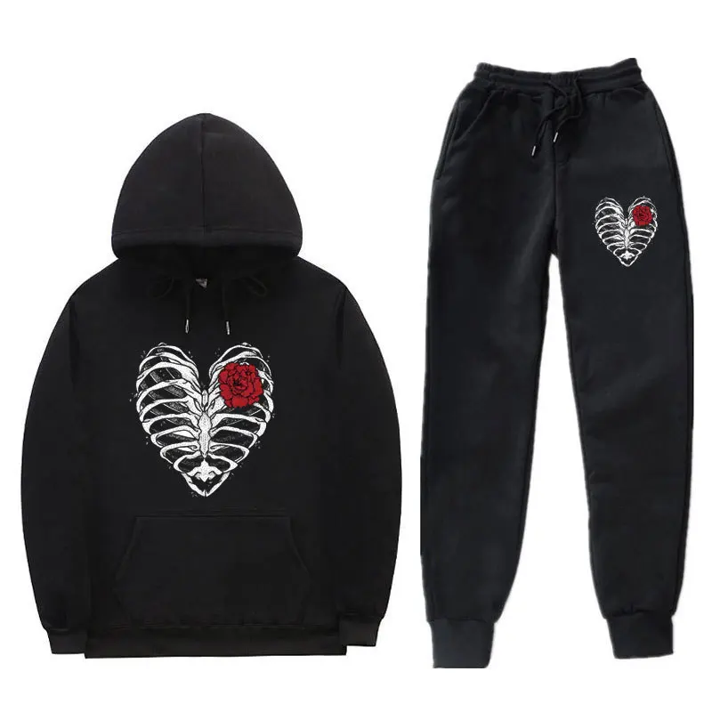 Men's Tracksuits Hoodies Women's Sets Sportswear Two Piece Sets Harajuku Gothic Star Letter Print Autumn Male Fashion Sweatshirt
Men's Tracksuits Hoodies Women's Sets Sportswear Two Piece Sets Harajuku Gothic Star Letter Print Autumn Male Fashion Sweatshirt