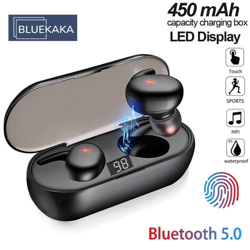Y30 TWS Earbuds Bluetooth 5.0 LED Touch Wireless Headset HIFI Stereo Music Earphone With Mic Sports Waterproof Headphones
Y30 TWS Earbuds Bluetooth 5.0 LED Touch Wireless Headset HIFI Stereo Music Earphone With Mic Sports Waterproof Headphones