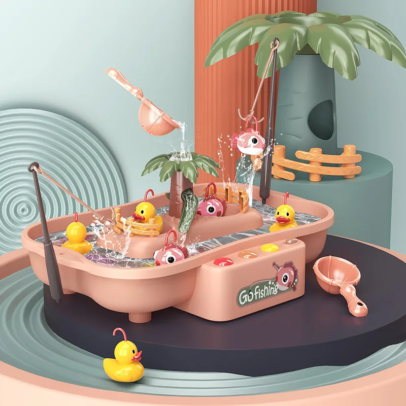 Fishing Toy Set Montessori With Light Music Educational Ducks Water Board Game For Toddler Fish Child Play Water Table Bath Toy
Fishing Toy Set Montessori With Light Music Educational Ducks Water Board Game For Toddler Fish Child Play Water Table Bath Toy