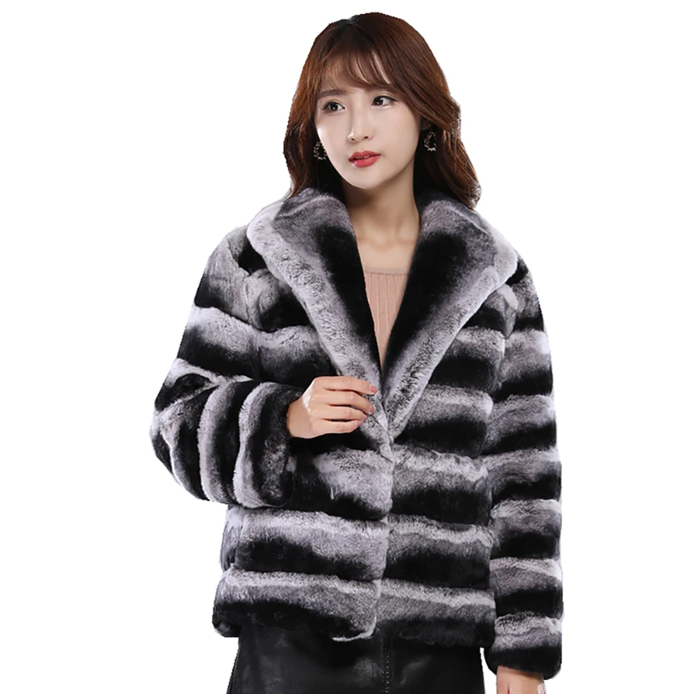 Lady Rex Rabbit Fur Jacket Autumn Winter Genuine Women Warm Coat Outerwear LF23009Y
Lady Rex Rabbit Fur Jacket Autumn Winter Genuine Women Warm Coat Outerwear LF23009Y