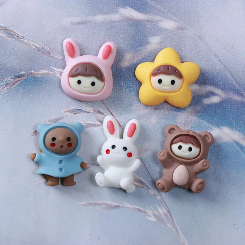 10Pcs/lot Kawaii Cartoon Aniamls Dolls Flat back Resin Cabochons Embellishments for Scrapbooking DIY Earrings Making Accessories
10Pcs/lot Kawaii Cartoon Aniamls Dolls Flat back Resin Cabochons Embellishments for Scrapbooking DIY Earrings Making Accessories