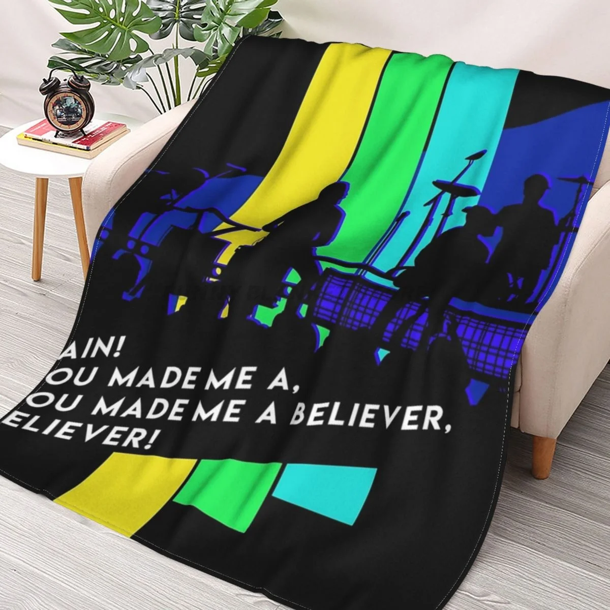 Imagine Dragons - Believer Throws Blankets Collage Flannel Ultra-Soft Warm picnic blanket bedspread on the bed
Imagine Dragons - Believer Throws Blankets Collage Flannel Ultra-Soft Warm picnic blanket bedspread on the bed
