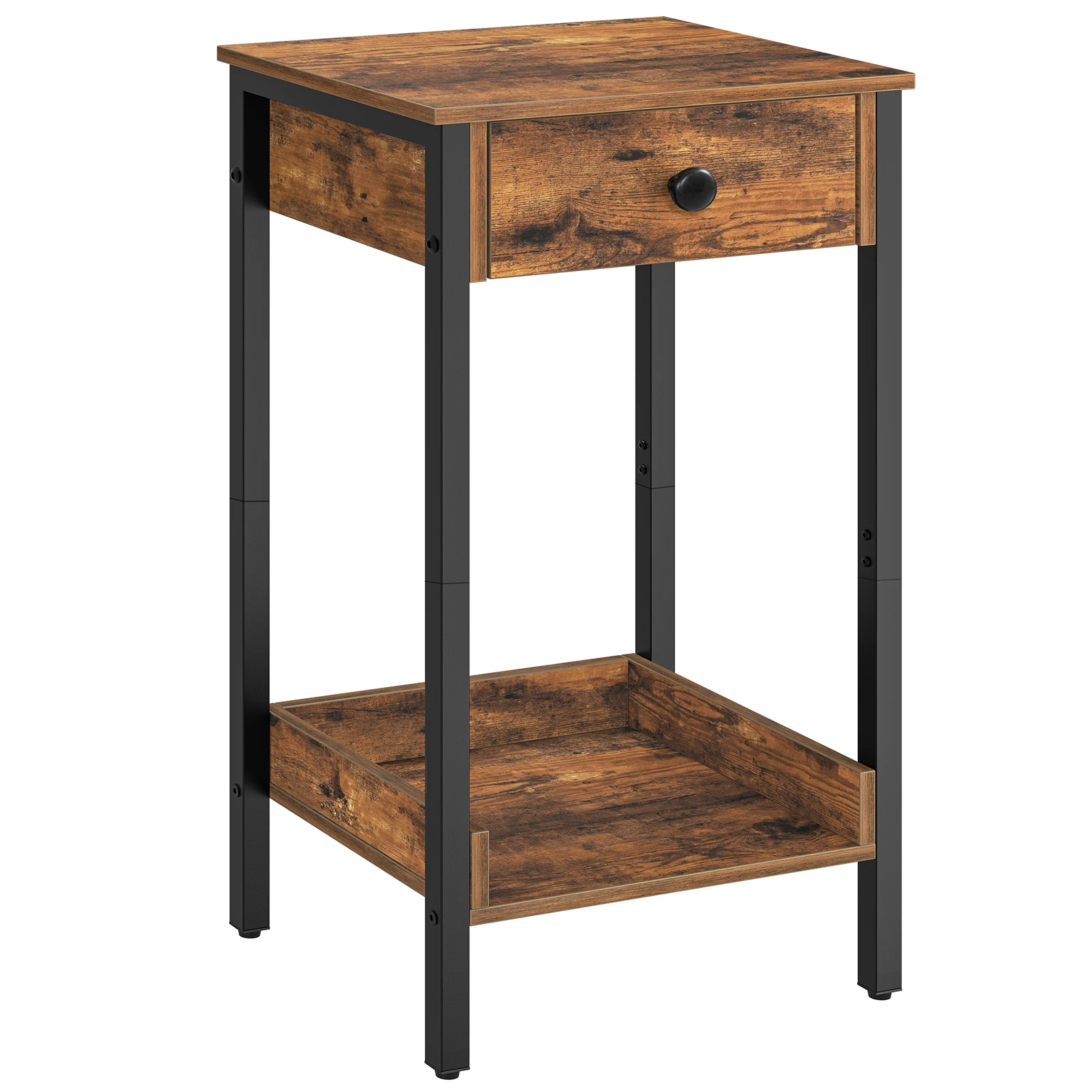 HOOBRO Nightstand End Table High Side Table With Drawer And Storage Shelf Space-Saving Robust And Stable Dark Brown And Black
HOOBRO Nightstand End Table High Side Table With Drawer And Storage Shelf Space-Saving Robust And Stable Dark Brown And Black