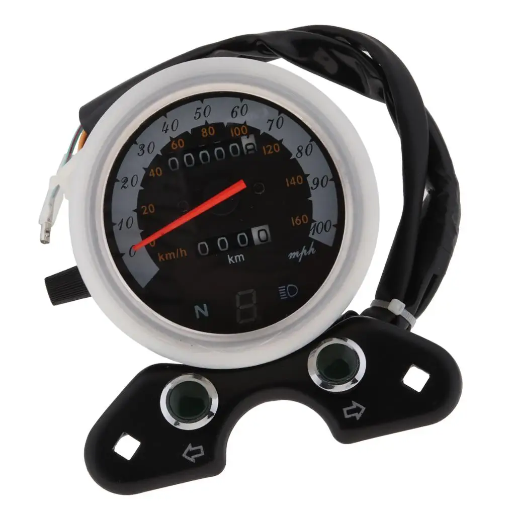 Тахометр Speedo Meter Gear с цифровым дисплеем для CG125
Тахометр Speedo Meter Gear с цифровым дисплеем для CG125