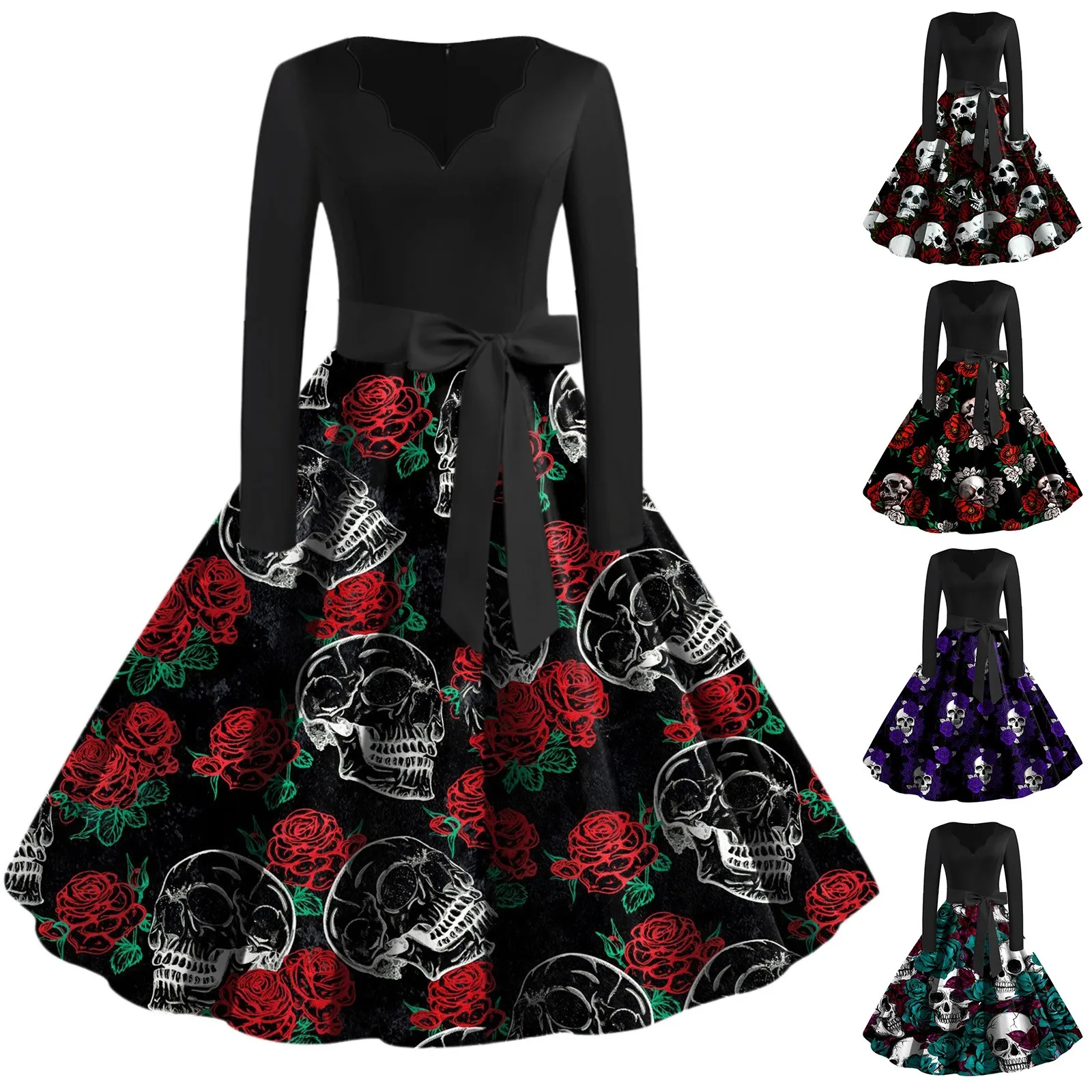 Женское винтажное платье с длинным рукавом, платье для вечеринки или выпускного вечера в стиле Хэллоуин 1920-х
Женское винтажное платье с длинным рукавом, платье для вечеринки или выпускного вечера в стиле Хэллоуин 1920-х