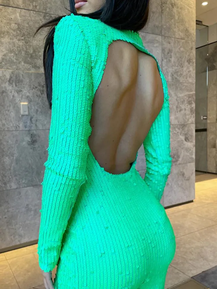 Laura Kors 2023 Winter Women Long Sleeve Turtleneck Mesh Sequins Green Midi Bandage Dress Elegant Evening Club Party Dress
Laura Kors 2023 Winter Women Long Sleeve Turtleneck Mesh Sequins Green Midi Bandage Dress Elegant Evening Club Party Dress