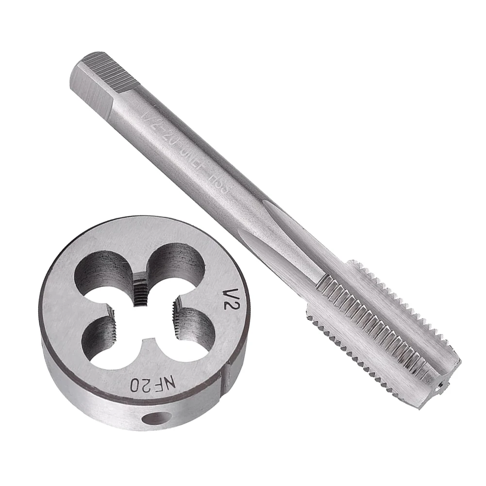 UNF Die Kit 1/2-20 UNF Tap Workshop High Speed Steel Model 1/2-20 UNF Replacement Right Hand Round Handle 1Set
UNF Die Kit 1/2-20 UNF Tap Workshop High Speed Steel Model 1/2-20 UNF Replacement Right Hand Round Handle 1Set