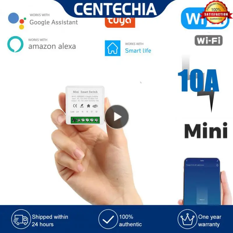 Wifi Wireless Switches Timer Remote Control Diy Smart Switch Tuya Breaker Switch Module Smart Home Automation Mini 10a
Wifi Wireless Switches Timer Remote Control Diy Smart Switch Tuya Breaker Switch Module Smart Home Automation Mini 10a