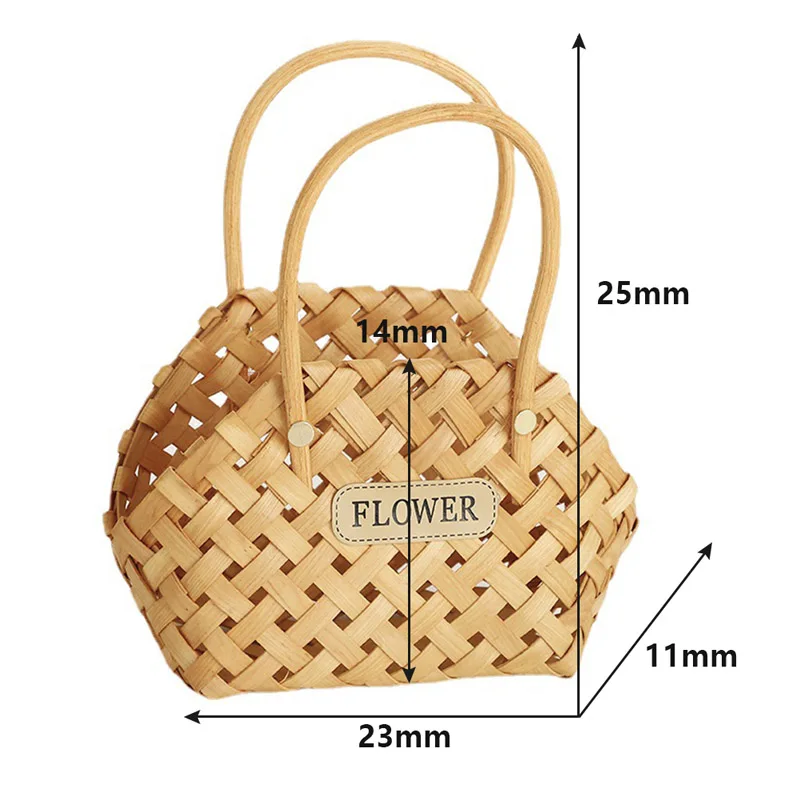 1Pcs bamboo basket Wicker baskets decorative flower girl basket home storage and decoration basket
1Pcs bamboo basket Wicker baskets decorative flower girl basket home storage and decoration basket