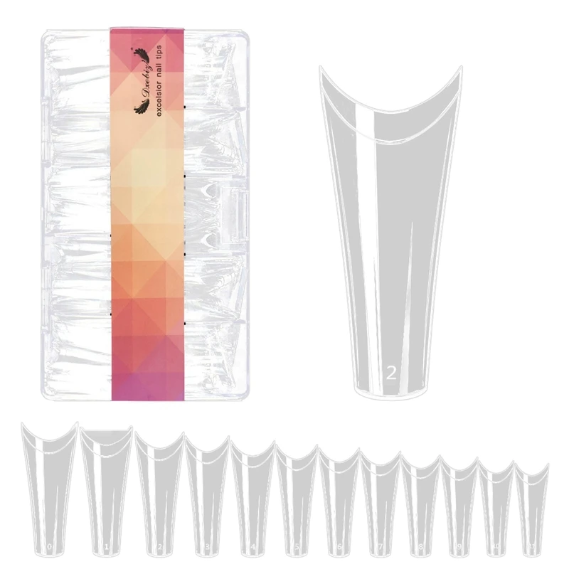 500PCS Clear Nail Tips, Coffin Fake Nails Full Cover Manicure Nails False Nails With Plastic Box For DIY Nail
500PCS Clear Nail Tips, Coffin Fake Nails Full Cover Manicure Nails False Nails With Plastic Box For DIY Nail