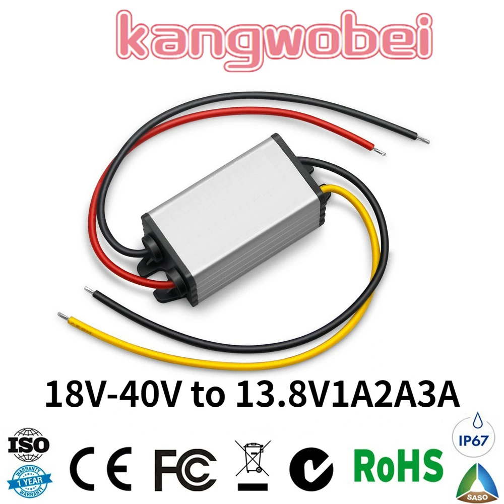 Buck Voltage converters 24V converts to 13.8V Step Down car Power inverters Input DC18V-40V Output 13.8V1A2A3A Power adapters
Buck Voltage converters 24V converts to 13.8V Step Down car Power inverters Input DC18V-40V Output 13.8V1A2A3A Power adapters